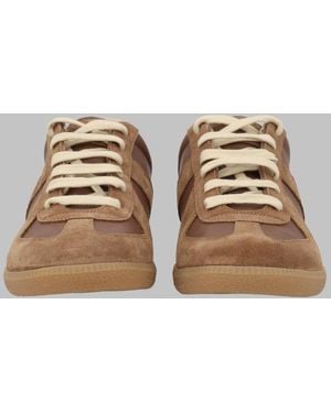 Maison Margiela Classic Leather Replica Trainers - Natural