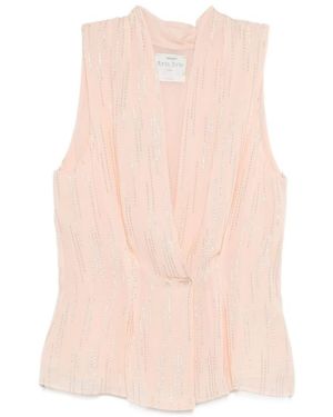 forte_forte Les Fils D'argent Top - Pink