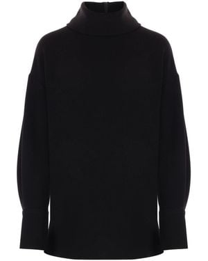 Alberto Biani High-neck Sweater - Blue