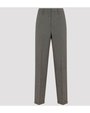 Prada Wollen Broek - Grijs