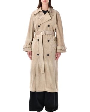S.W.O.R.D Double-Breasted Belted Coat - Natural