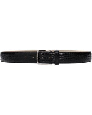 Orciani Belt Leather - Black