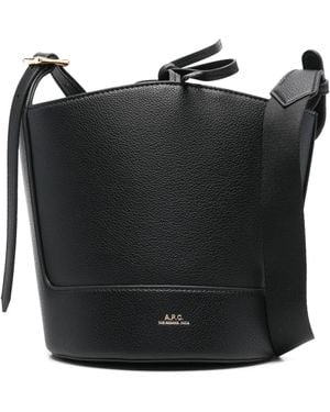 A.P.C. Small Ana Bucket Bag - Black