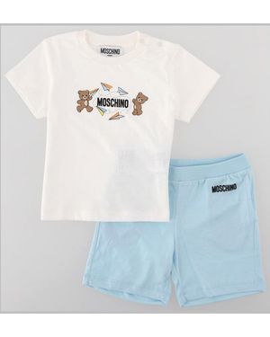 Moschino T Shirt And Shorts
Set - Blue