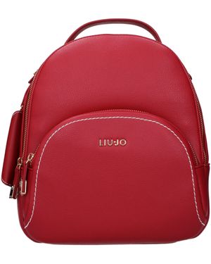 Liu Jo Zaini und Marsupi Manh Frau Red/Pompeian Red Polyester mit einem roten und einem weißen Streifen