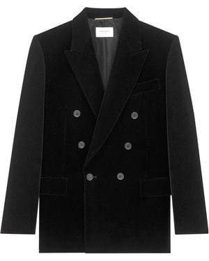 Saint Laurent Cassandre Jacket - Black