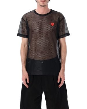 COMME DES GARÇONS PLAY T Shirts And Polos - Black