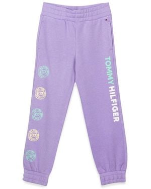 Tommy Hilfiger Overprint Sweatpant - Purple