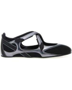 The Attico Der Attico 'Floor 01' Ballet Flats Flats - Schwarz