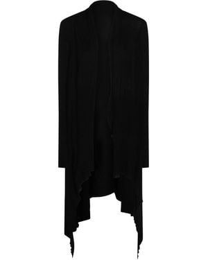 Rick Owens Knitted Long Cardigan - Black