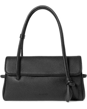 Jacquemus Bolso de hombro Le Turi de piel anudada - Negro