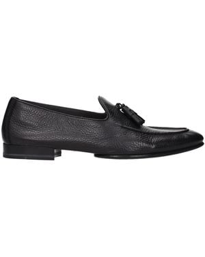 Doucal's Moccasins The With The Skin - Black