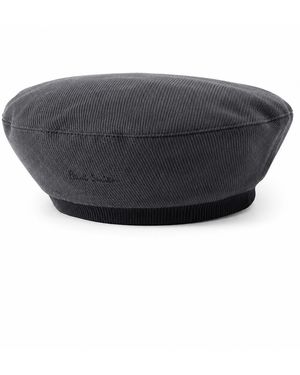 Paul Smith Herren Hut Baskenmütze Twl Knf Edg - Schwarz