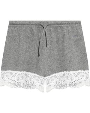 Vetements Lace Mni Shorts - Grey
