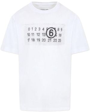 MM6 by Maison Margiela T Shirt - Blanco