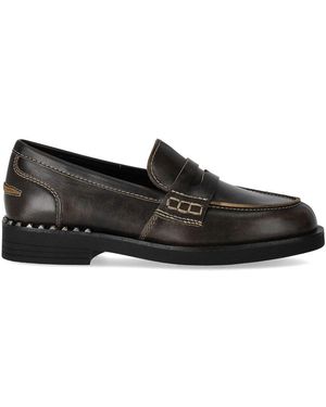 Ash Winona Dark Loafer - Black