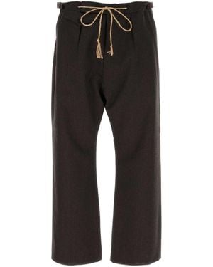 Maison Margiela Dark Wool Pant - Black