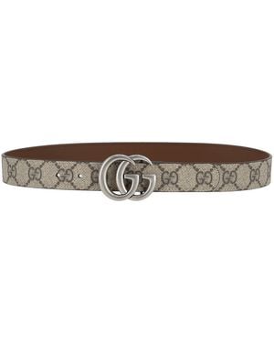 Gucci Ceinture Junior W.25 Gg Supreme H2 - Blanc