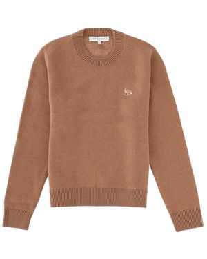 Maison Kitsuné "Baby Fox" Jumper - Brown