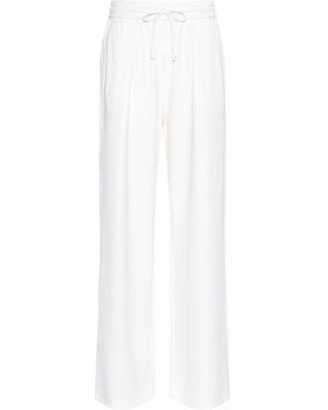 Max Mara Pantalone In Jersey - Wit