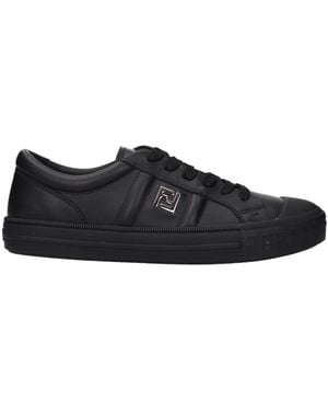 Fendi Domino Trainers Leather - Black