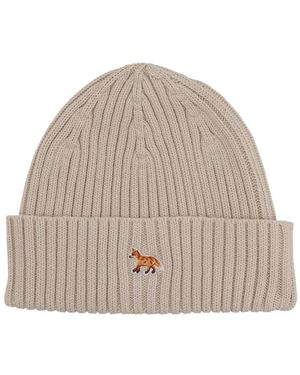Maison Kitsuné "Baby Fox" Beanie - Natur