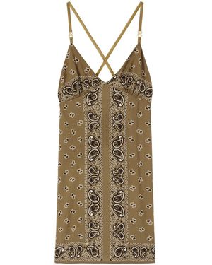 Palm Angels Camisole-Kleid Mit Paisley-Print - Mehrfarbig