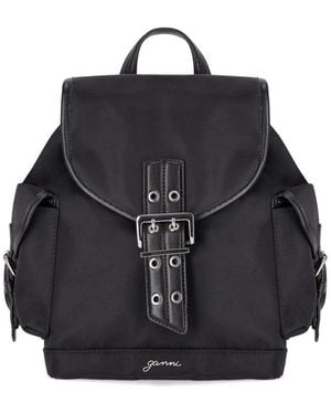 Ganni Bucky Small Backpack - Black