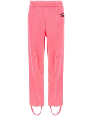 Vetements 'Oval Logo' Joggers - Pink