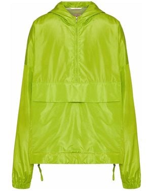 Valentino Oversized Anorak Neon Jacket - Green
