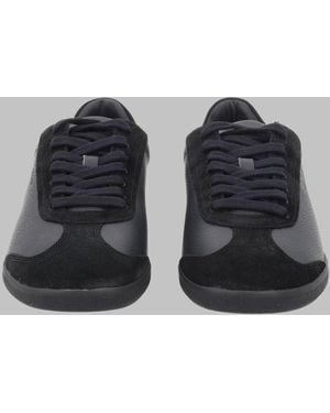 Axel Arigato Leather And Suede Low-Top Trainers - Black