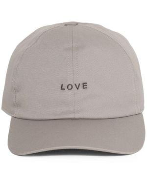 Rick Owens Bestickte Baseballkappe - Grau