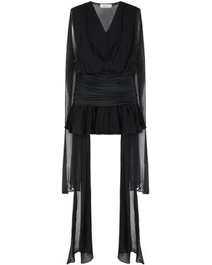Blumarine Schwarzes Viskosekleid
