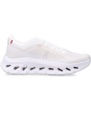 On Shoes Cloudtilt Moon Low-Profile Fabric Sneakers - White