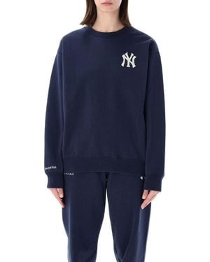 Sporty & Rich Sporty & Rich Heriatge Yankee Crewneck - Blue