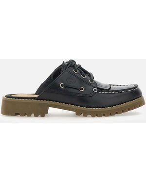 Timberland Noreen Leather Mules - Black