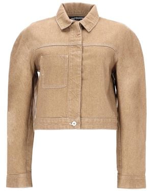 Jacquemus Elegant Mini Vest For - Natural