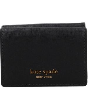 Kate Spade Coin Pocket Femmes en cuir noir