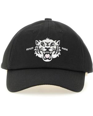 KENZO Tiger Head Cap - Schwarz