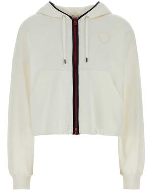 Brunello Cucinelli White Piquet Sweatshirt
