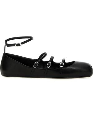 McQueen Cage Ballerinas - Black