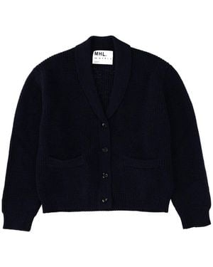 Margaret Howell Cardigan "Mhl" - Blue