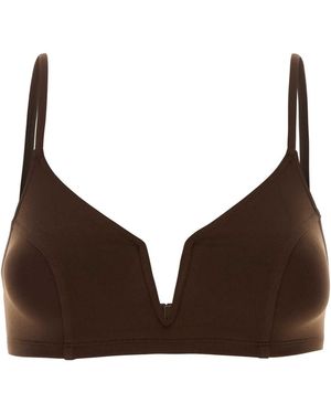 Eres Sculpting Stretch Nylon Élançée Bikini Top - Brown