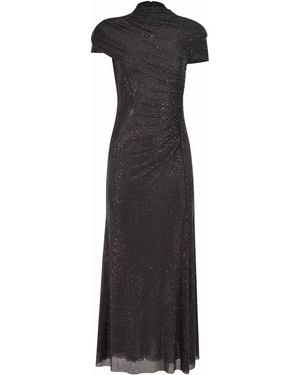 Self-Portrait Self Portrait Dress Made Of Polyester - Black