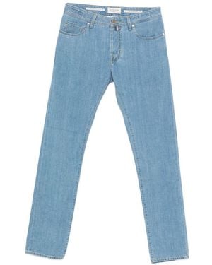 Jacob Cohen Bard Jeans Mit Knopfverschluss - Blau