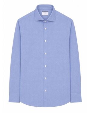 ARCHIVIUM BE UPDATED Stylish Mini Shirt For Ss26 - Blue