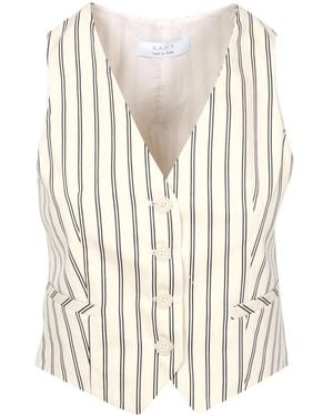 Kaos Jacken Beige - Weiß