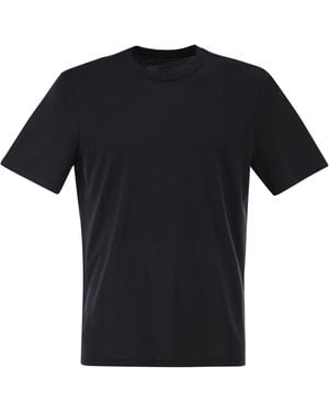 Majestic Camiseta de lyocell y algodón orgánico - Negro