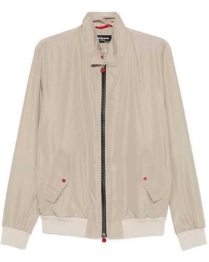 Kiton Chaqueta Bómber Con Cremallera - Neutro