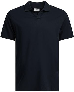 NN07 "Paul" Buttonless Polo Shirt - Black